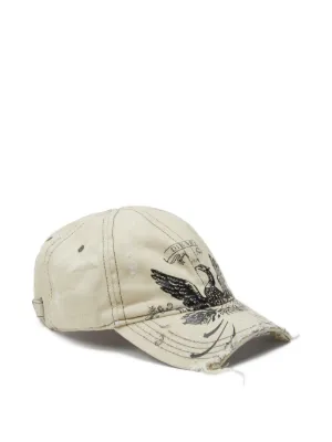 Diesel C-Seymon ダメージ キャップ | ブルー | FARFETCH JP