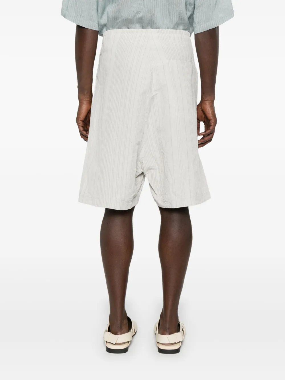 Forme D'expression Gestreepte shorts Grijs