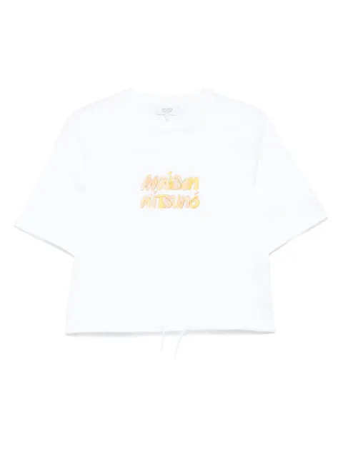 Maison Kitsuné embroidered-logo T-shirt