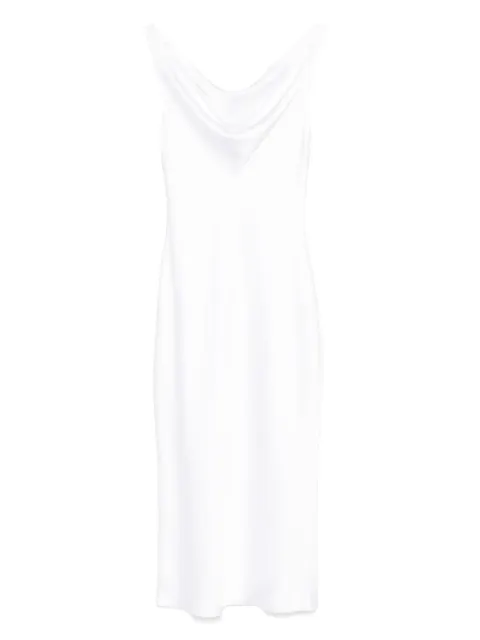 Norma Kamali vestido largo con efecto desbocado