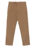 Sunspel slub-texture trousers - Brown
