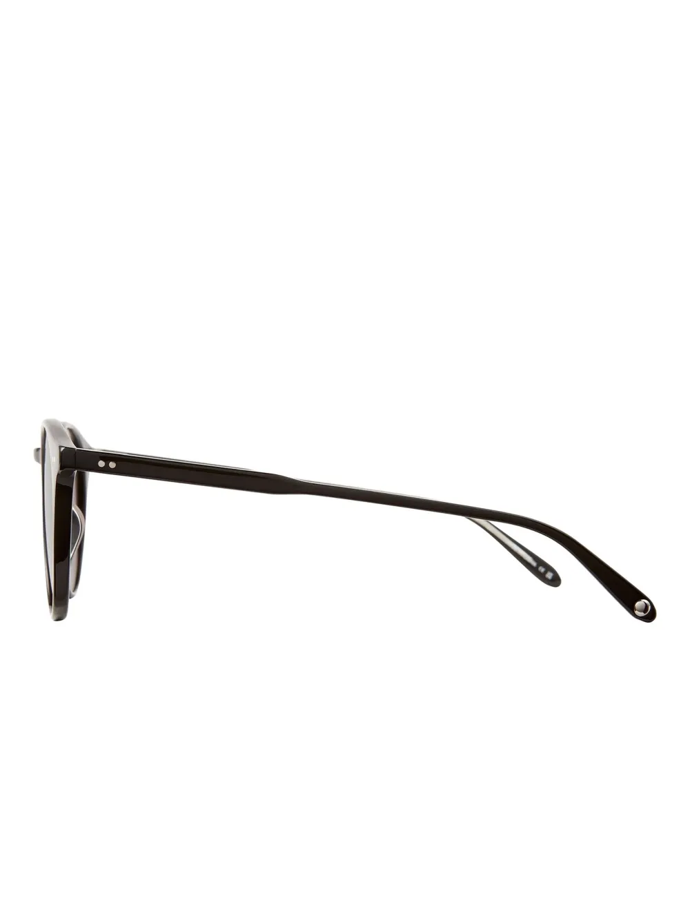 Garrett Leight Clune Sun zonnebril met rond montuur Zwart