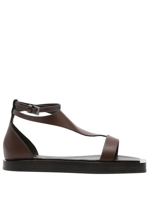 Max Mara sandales en cuir - Marron - Max Mara - Modalova
