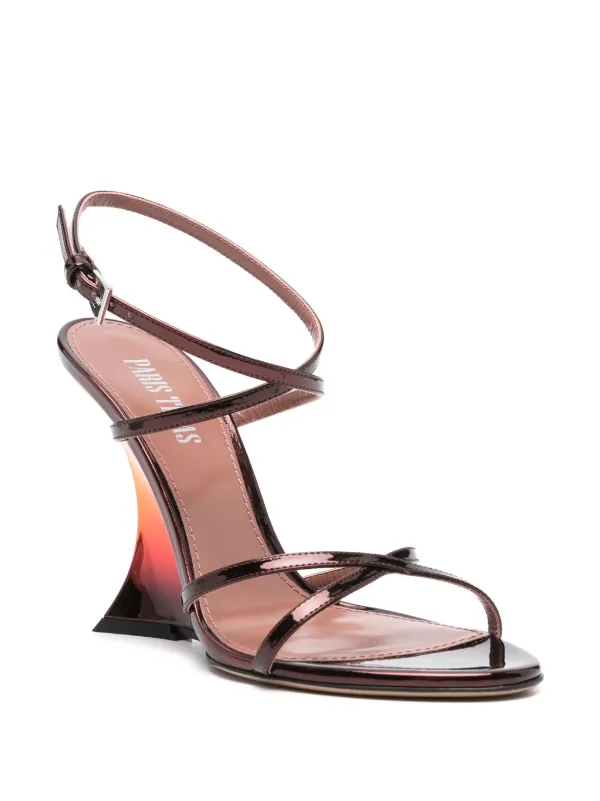 【関税込み】Paris Texas カーキ Nina ヒールサンダル Paris Texas Nina 105mm サンダル | レッド | FARFETCH JP