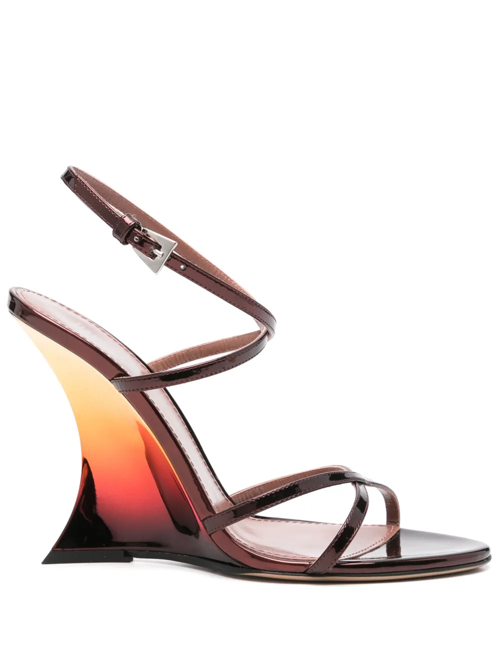 Shop Paris Texas 105mm Nina Sandals In Red