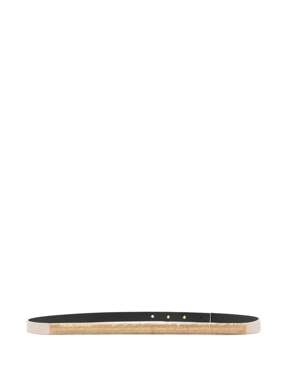 Orciani Leather Chain Belt