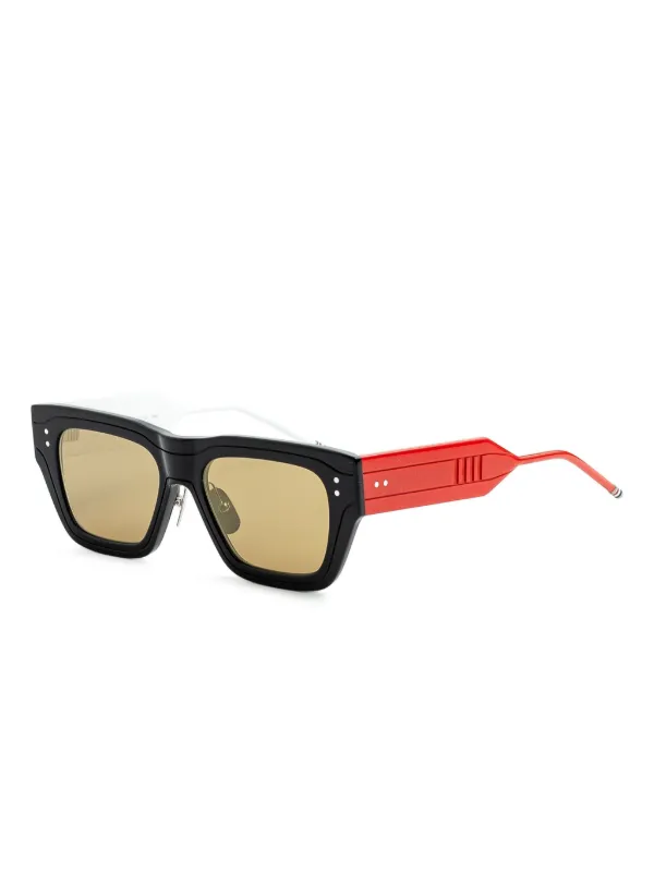 Thom Browne Eyewear スクエアフレーム サングラス | ブラック