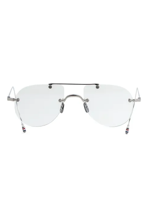 Thom Browne Eyewear lentes con armazón redonda