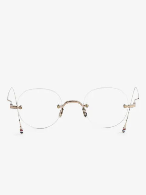 Thom Browne Eyewear lentes con armazón redonda