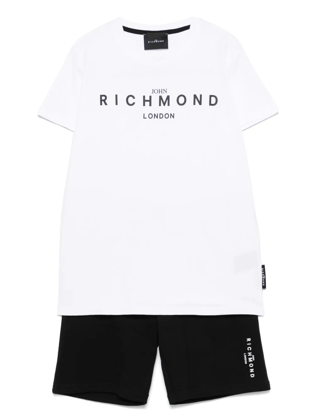 John Richmond Junior Top en shorts Zwart