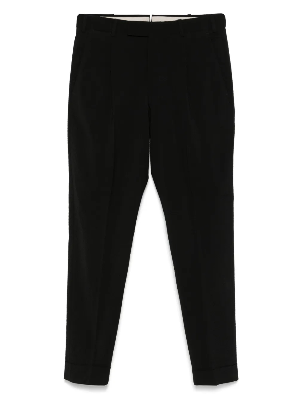 PT Torino Seersucker broek Zwart