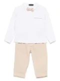 Monnalisa striped trousers set - Neutrals
