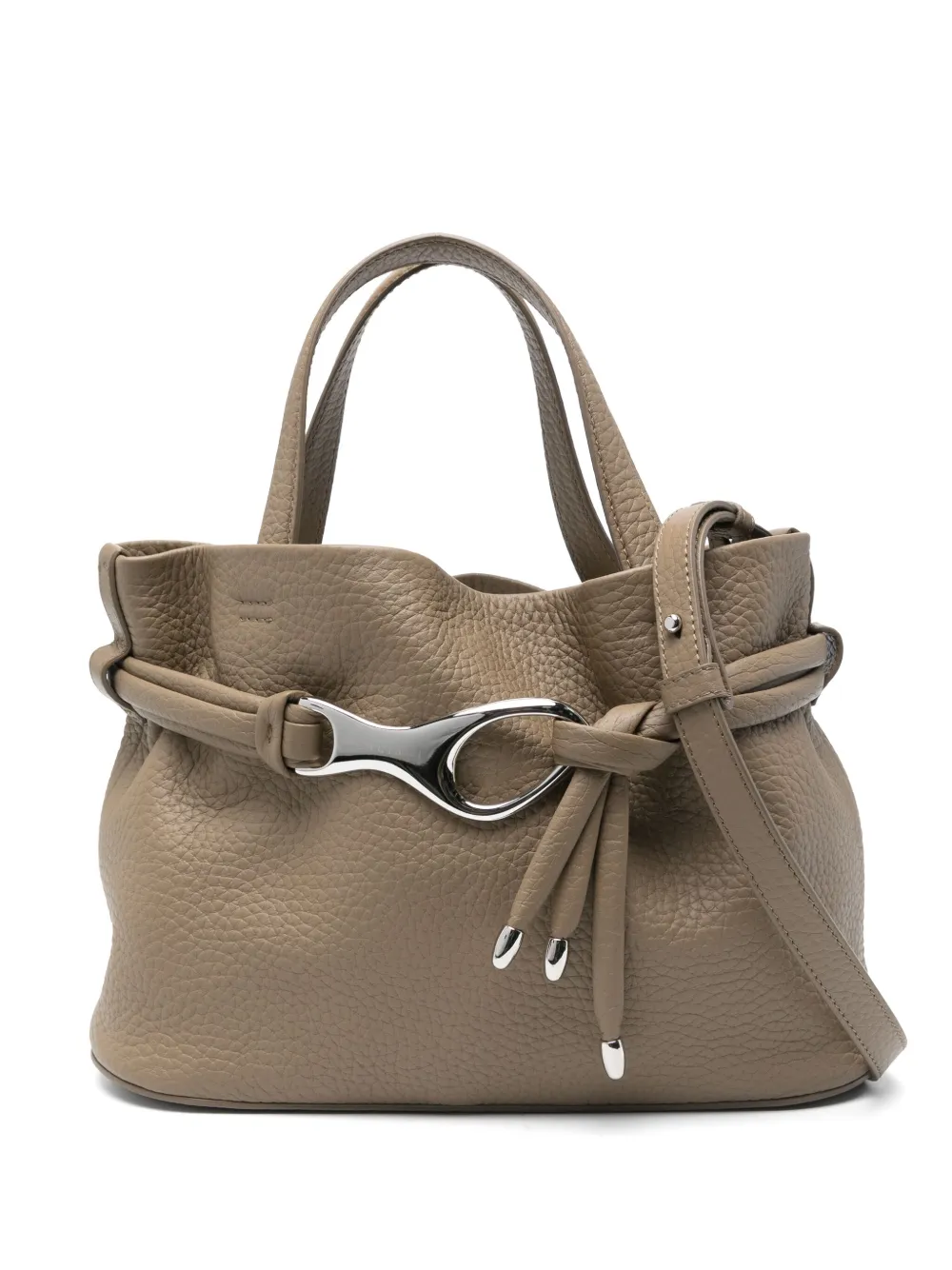 Orciani tote texturizada | marrón | Image 1