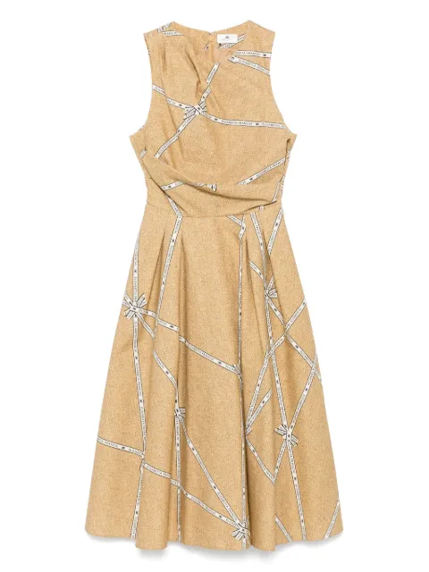 Elisabetta Franchi pattterned midi dress 