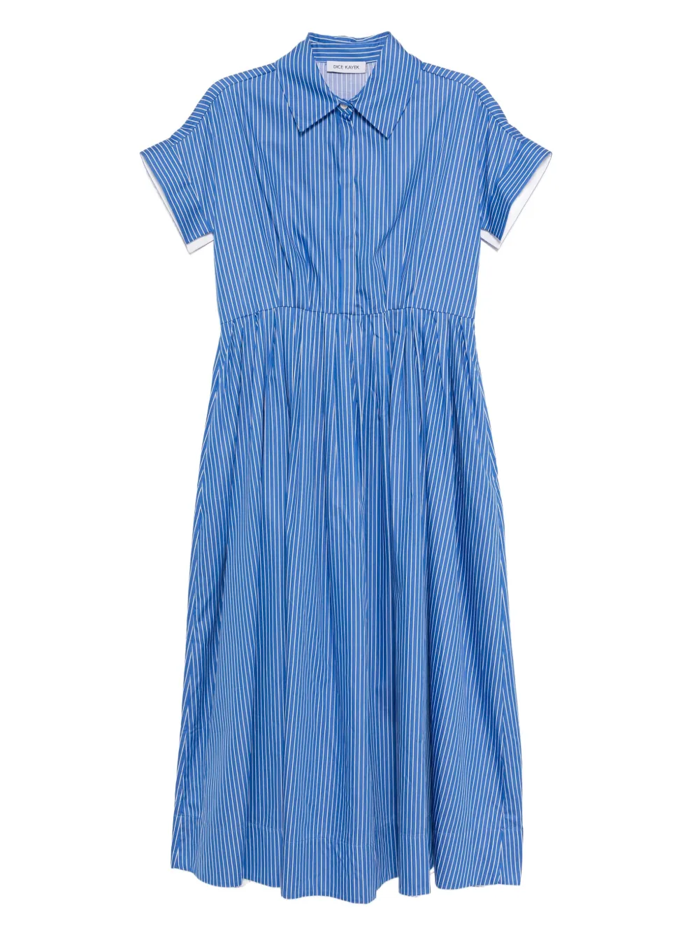Dice Kayek Gestreepte blousejurk Blauw