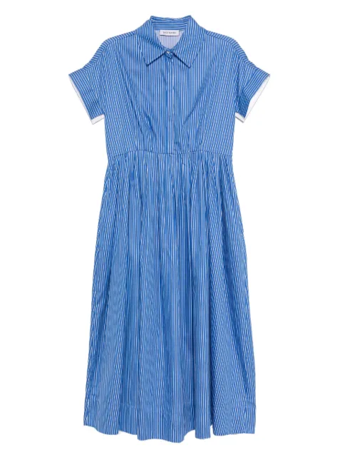 Dice Kayek vestido camisero con rayas estampadas