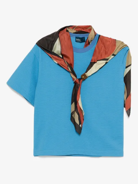 Kolor logo-embroidered top
