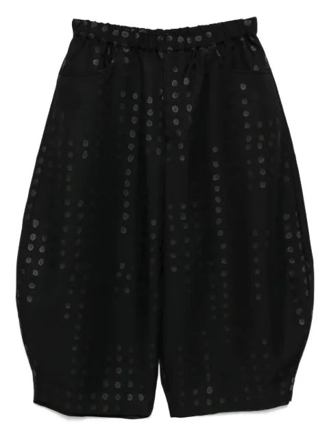 Black Comme Des Garçons dot trousers