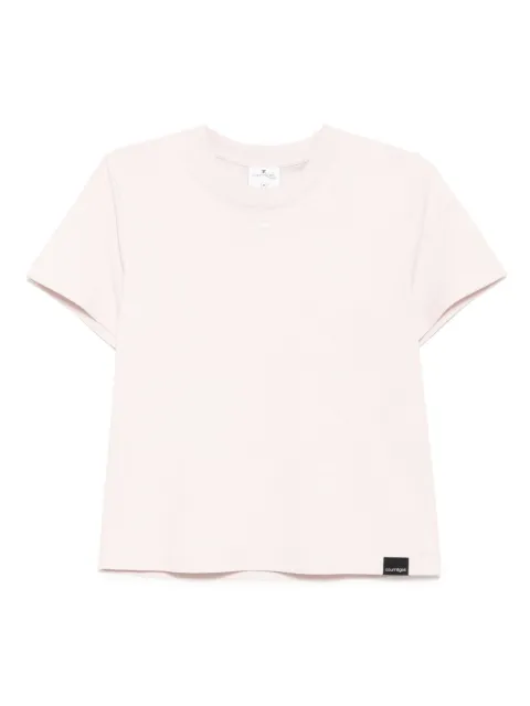 Courrèges logo-embroidered T-shirt