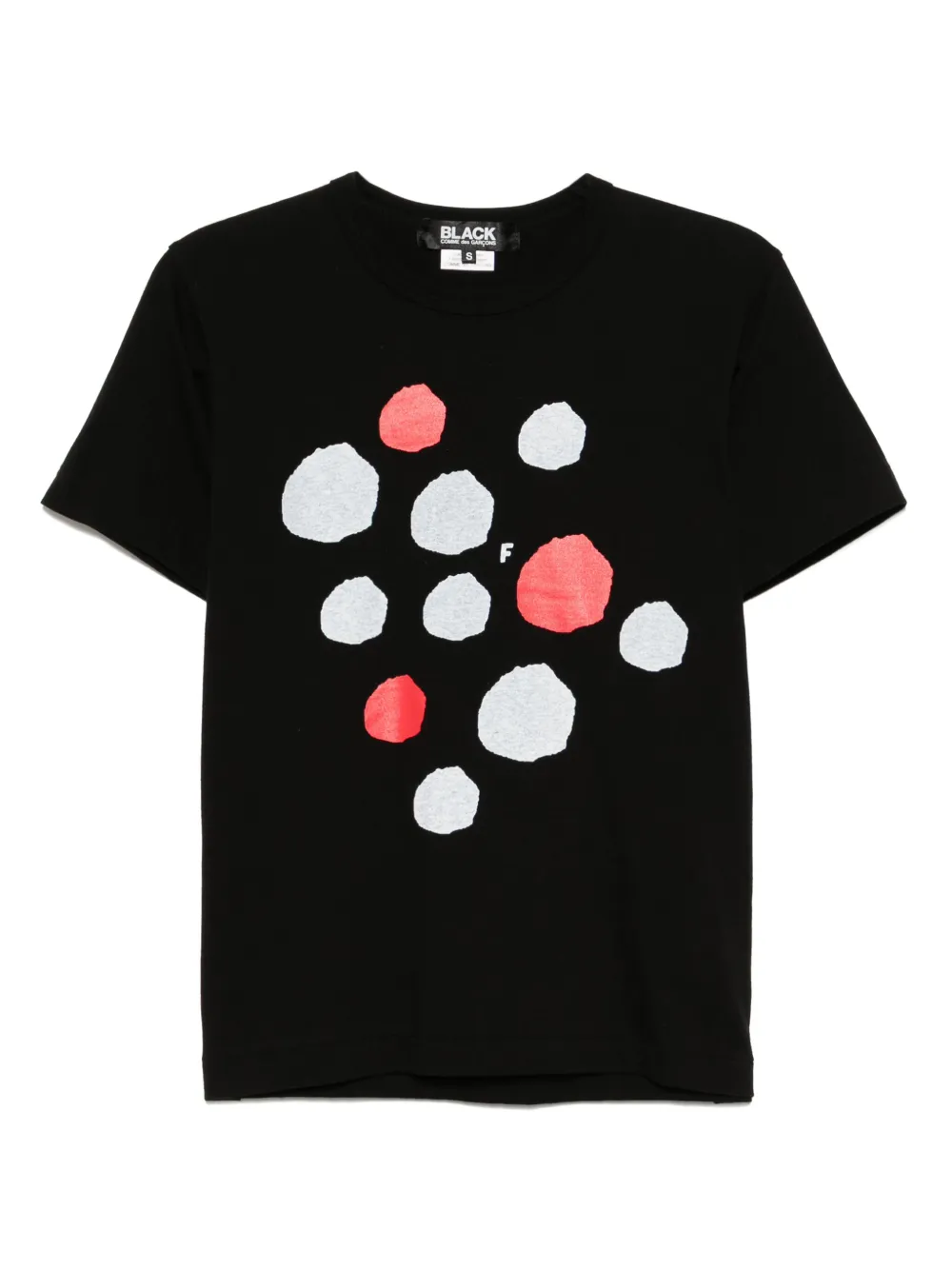 Black Comme Des Garçons playera estampada | negro | Image 1