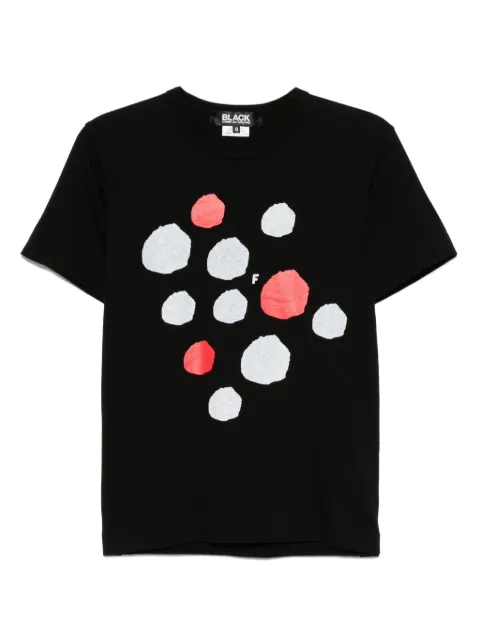 Black Comme Des Garçons printed T-shirt
