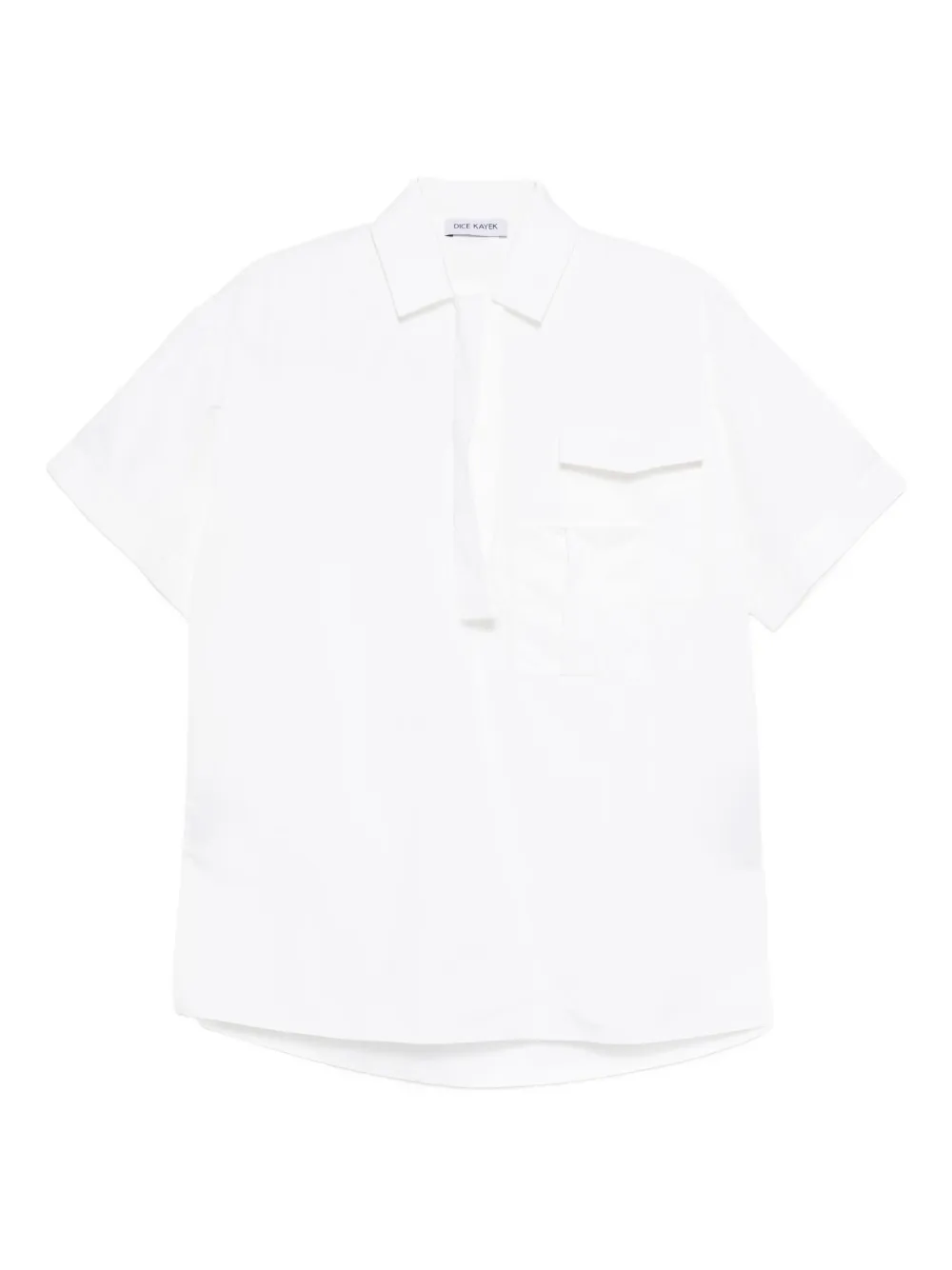 Dice Kayek Blusa in cotone - Bianco