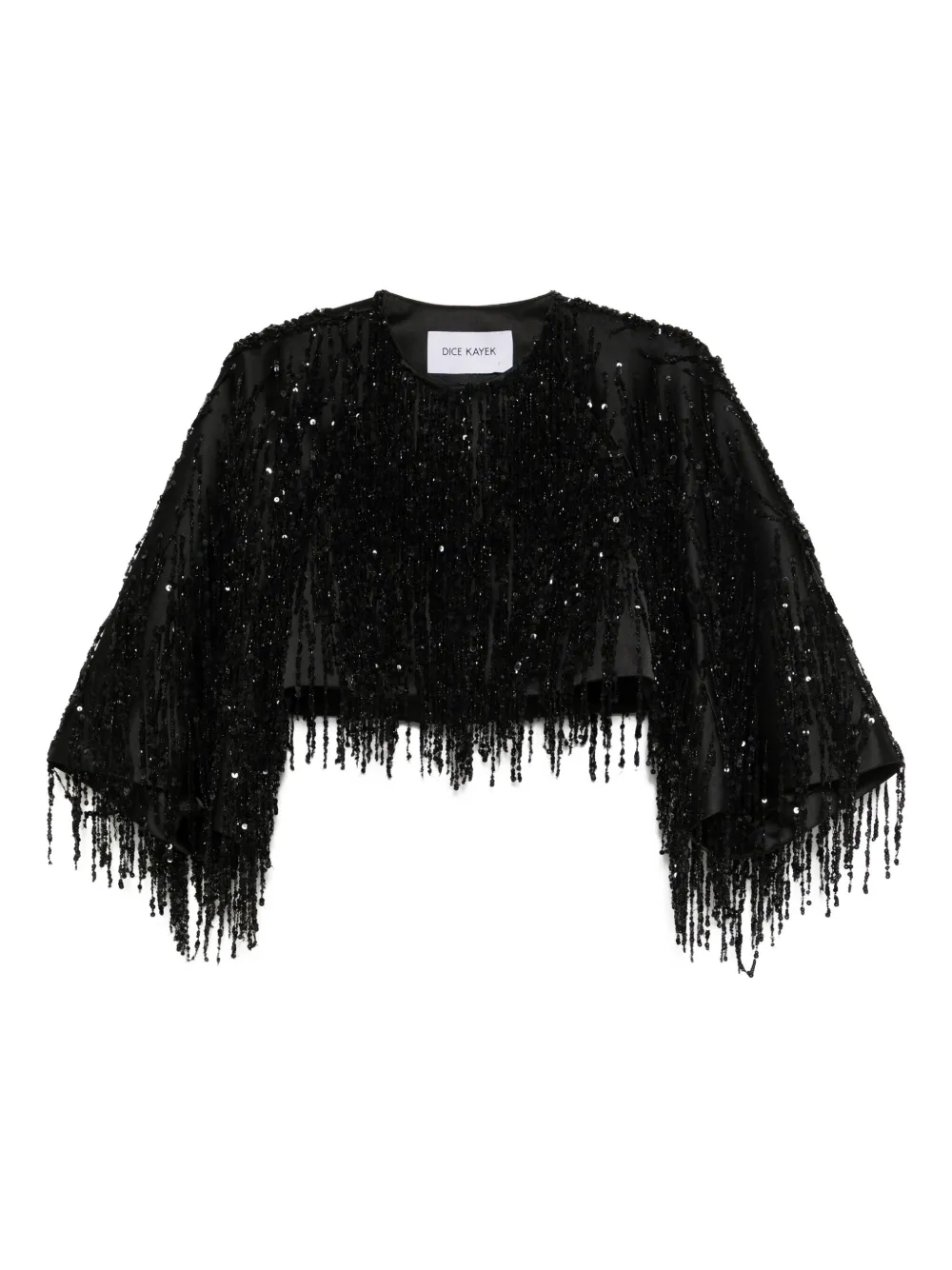 Dice Kayek embellished-sequin jacket | Black | Image 1