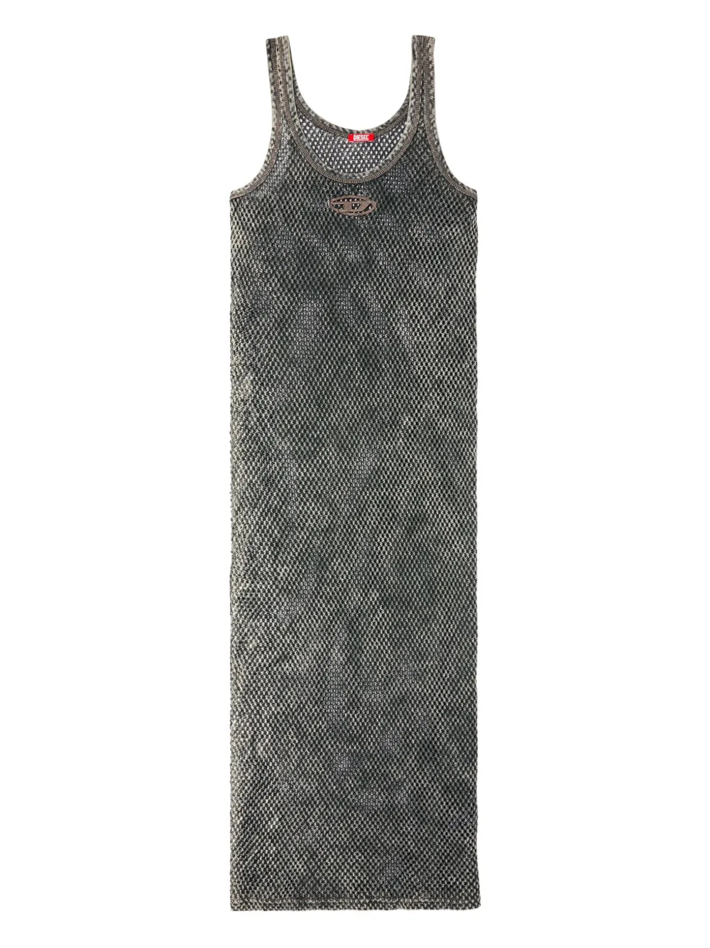 Diesel Maeve-Utlt mesh jurk Grijs