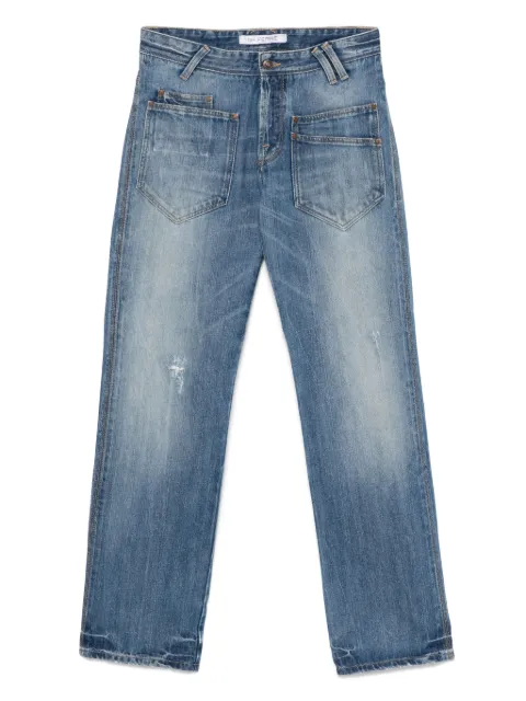Gianfranco Ferré Pre-Owned jean à patch logo (années 2000)