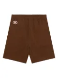 AAPE BY *A BATHING APE® logo-patch shorts - Brown