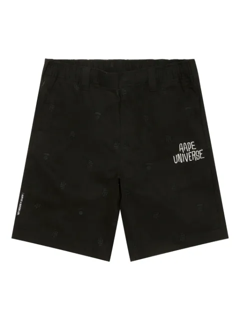 AAPE BY *A BATHING APE® pattern-jacquard shorts 
