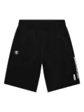 AAPE BY *A BATHING APE® logo-patch bermuda shorts - Black