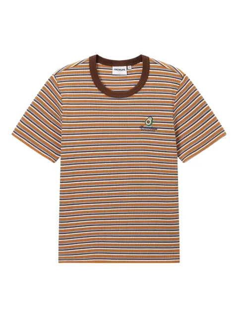 CHOCOOLATE playera con logo y motivo de rayas