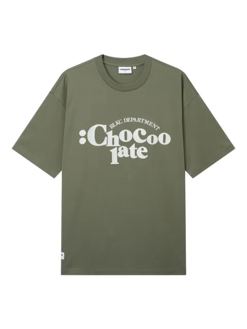 CHOCOOLATE logo print T-shirt 