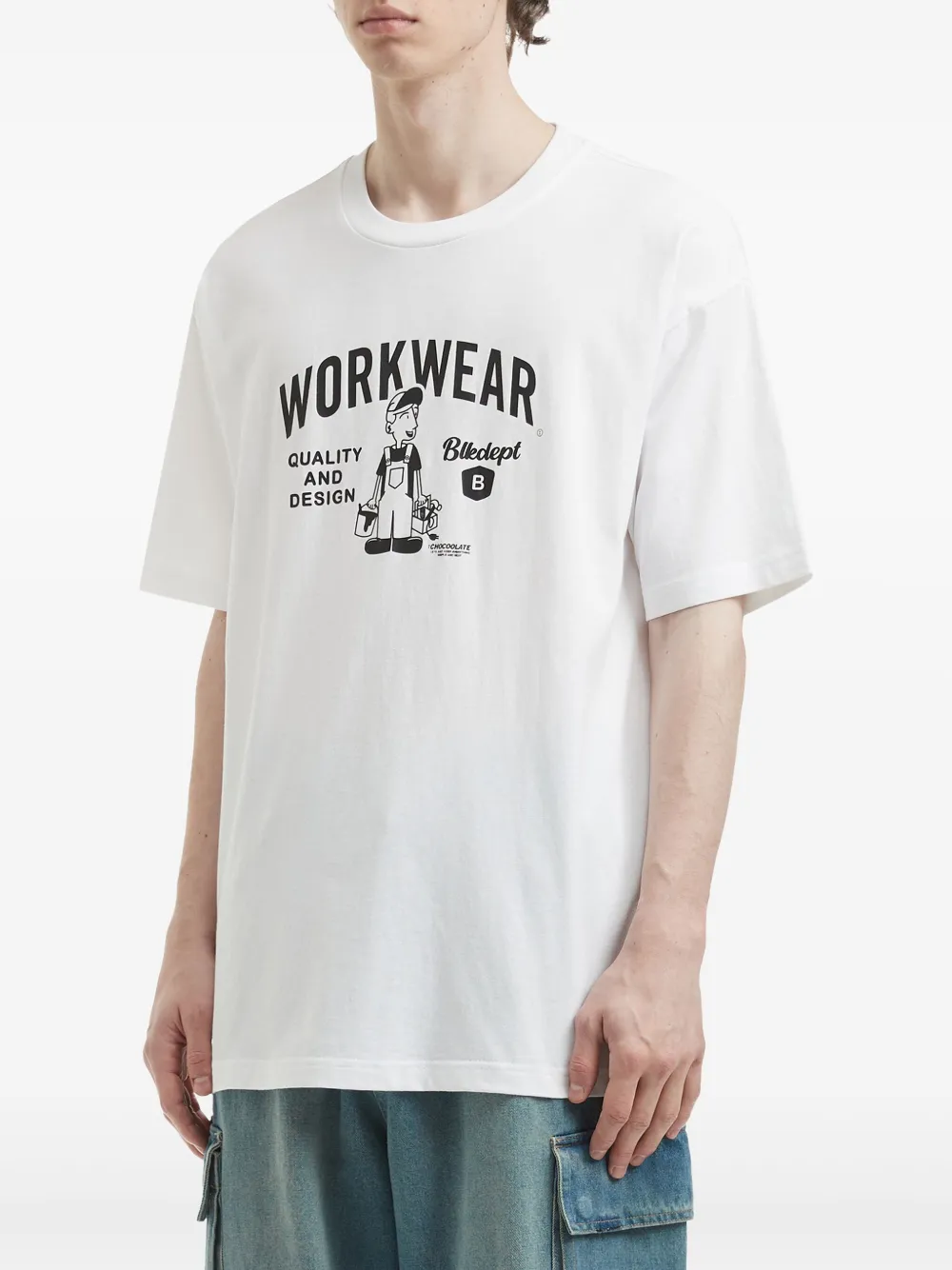 CHOCOOLATE T-shirt met print Wit