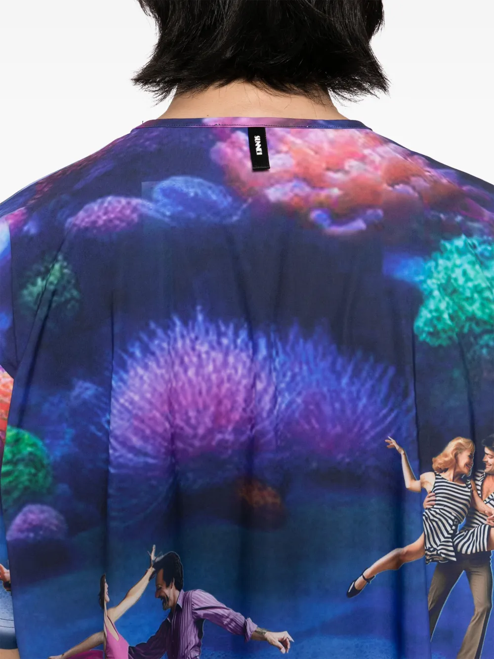 Sunnei Over T-shirt Blauw