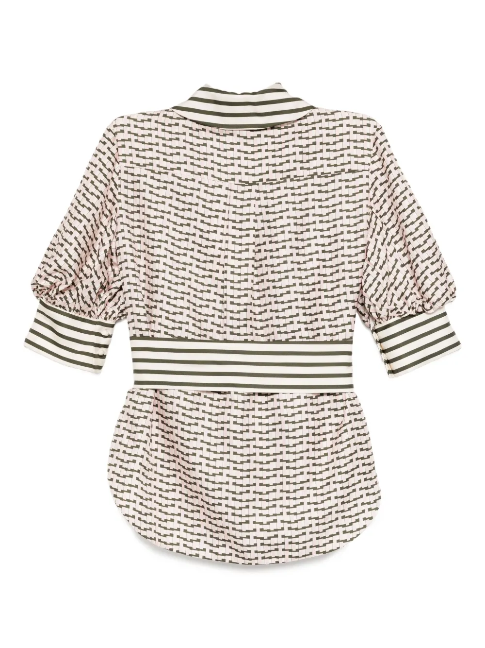 Dice Kayek Geometrische blouse - Roze