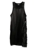 Black Comme Des Garçons zip dress