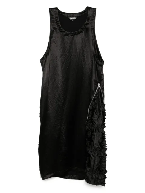 Black Comme Des Garçons vestido con cierre