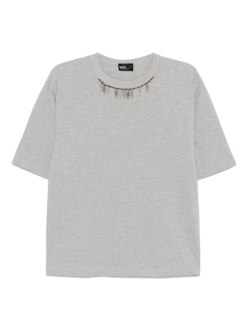 Kolor playera con cuello redondo | gris | Image 1