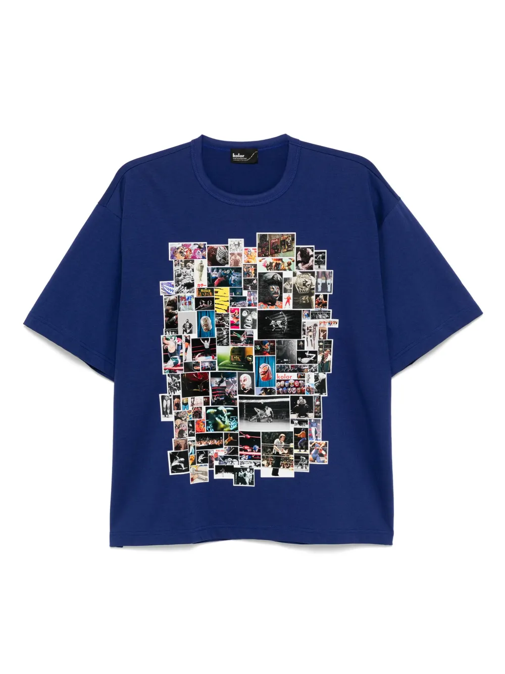 Kolor playera con estampado gráfico | azul | Image 1