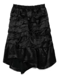 Black Comme Des Garçons Acetate ruffled skirt