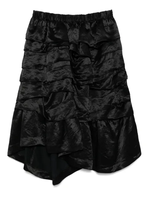 Black Comme Des Garçons falda Acetate