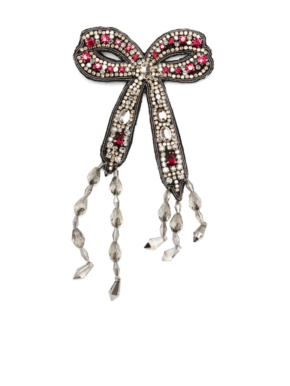 Dice Kayek Brosche mit Kristallen | Rot | Image 1
