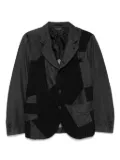 Black Comme Des Garçons patchwork blazer