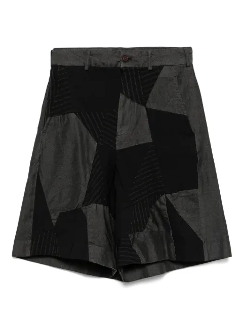 Black Comme Des Garçons shorts Gabardine