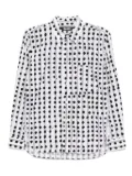 Black Comme Des Garçons x Filip Pagowski striped shirt - White