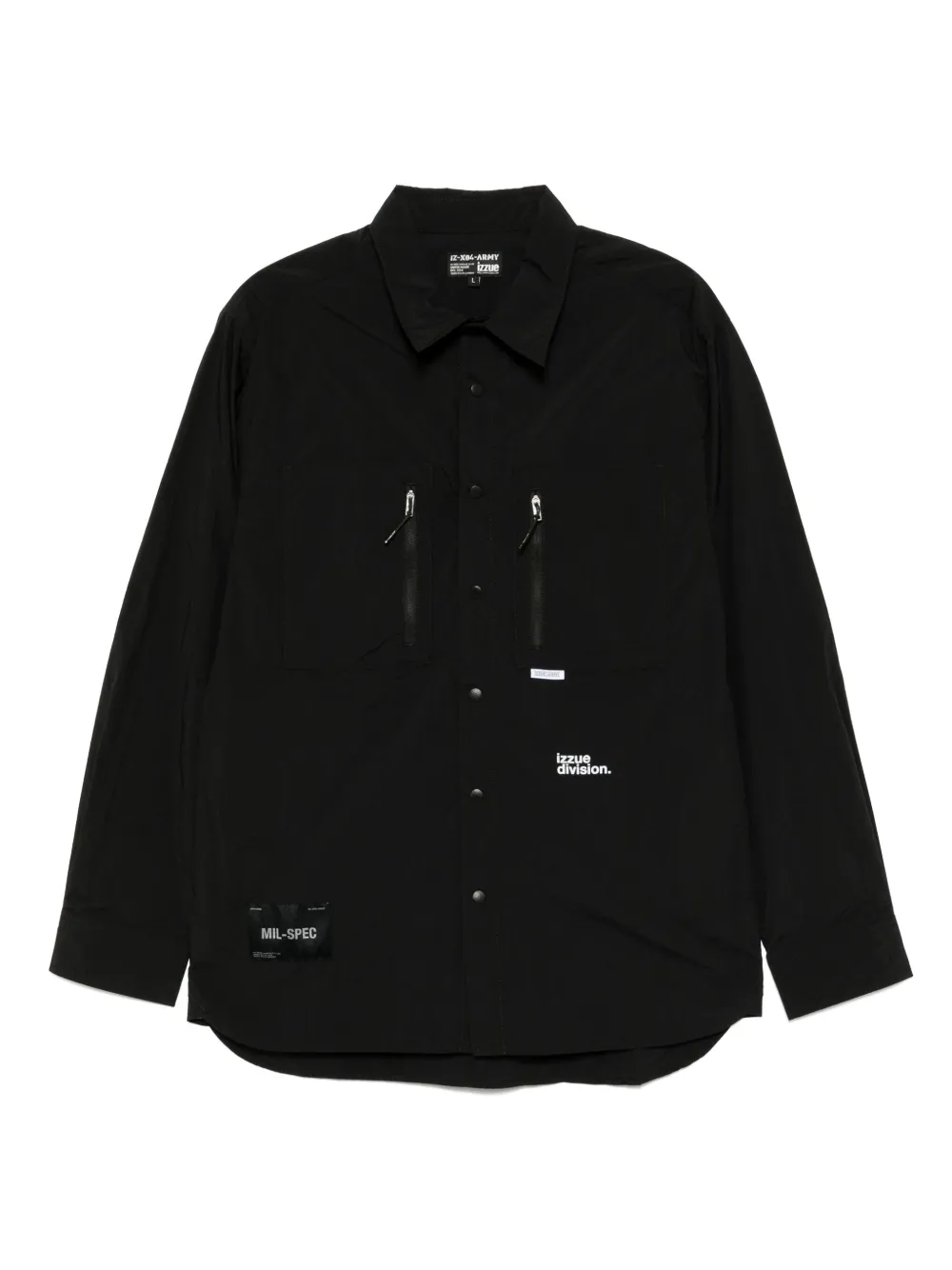 izzue camisa con logo estampado | negro | Image 1