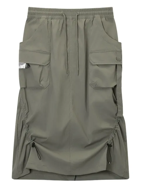 Musium Div. cargo-pockets midi skirt