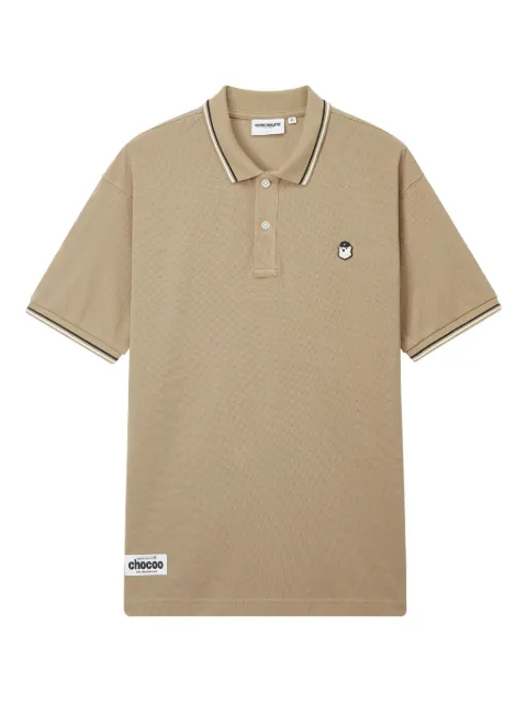 CHOCOOLATE logo-patch polo shirt